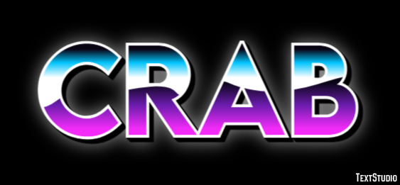 Crab Text Effect