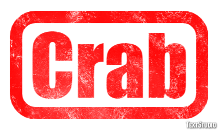 Crab Текстовый эффект
