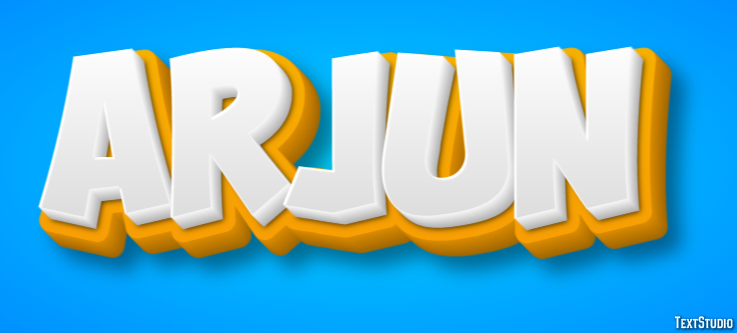Arjun Texteffekt