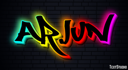 Arjun Texteffekt