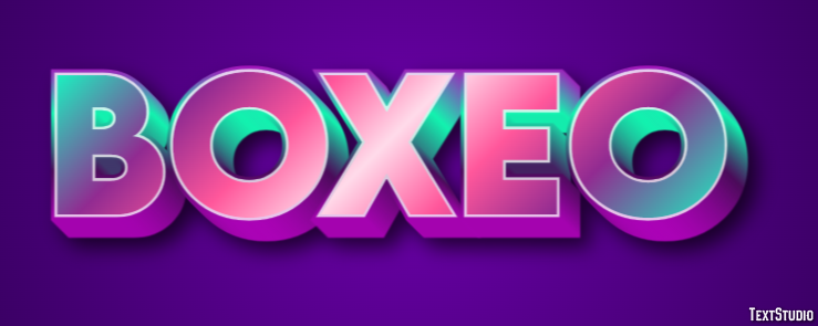 Boxeo Efecto de Texto
