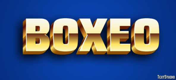 Boxeo Efecto de Texto