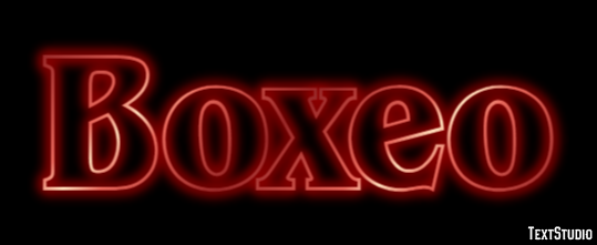 Boxeo Efecto de Texto
