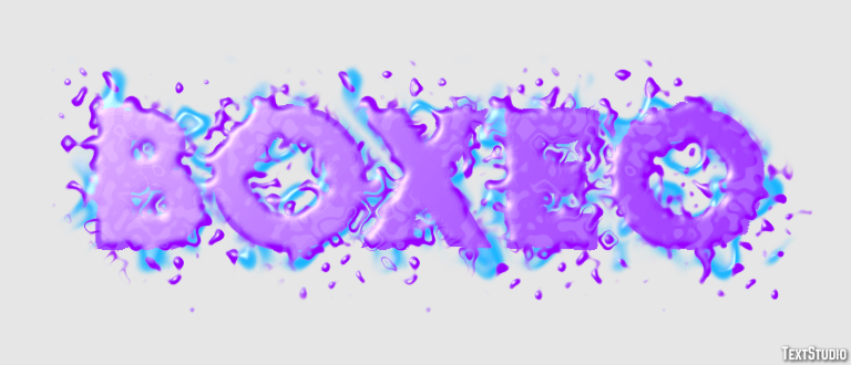 Boxeo Efecto de Texto