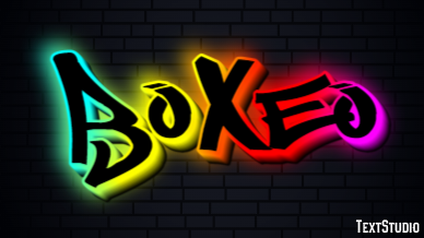 Boxeo Efecto de Texto
