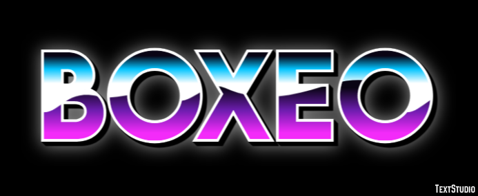 Boxeo Efecto de Texto