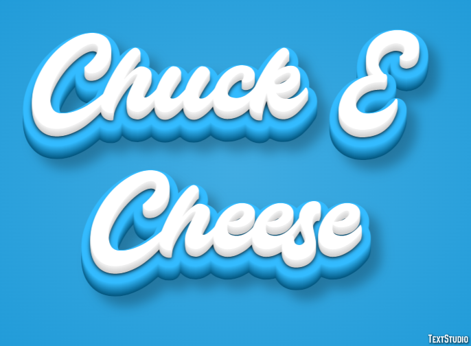 Chuck E Cheese Tekst Effect