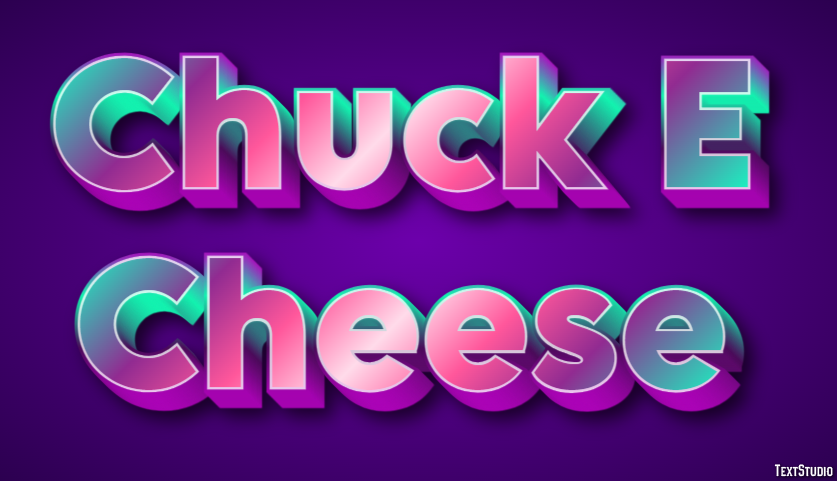 Chuck E Cheese Tekst Effect