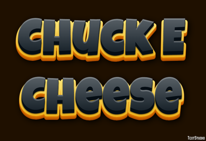 Chuck E Cheese Tekst Effect