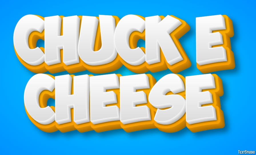 Chuck E Cheese Tekst Effect