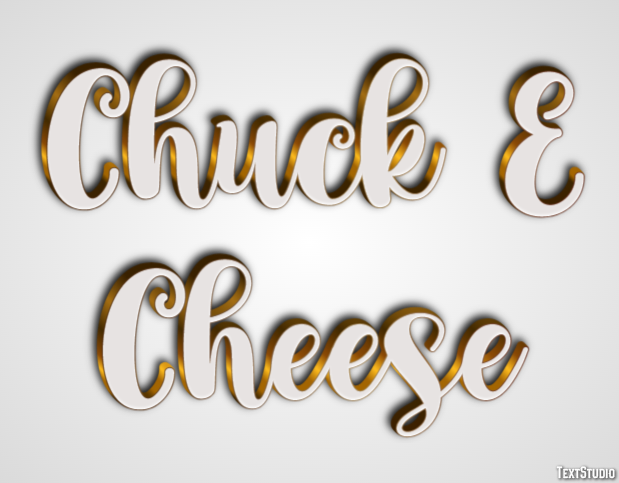 Chuck E Cheese Tekst Effect