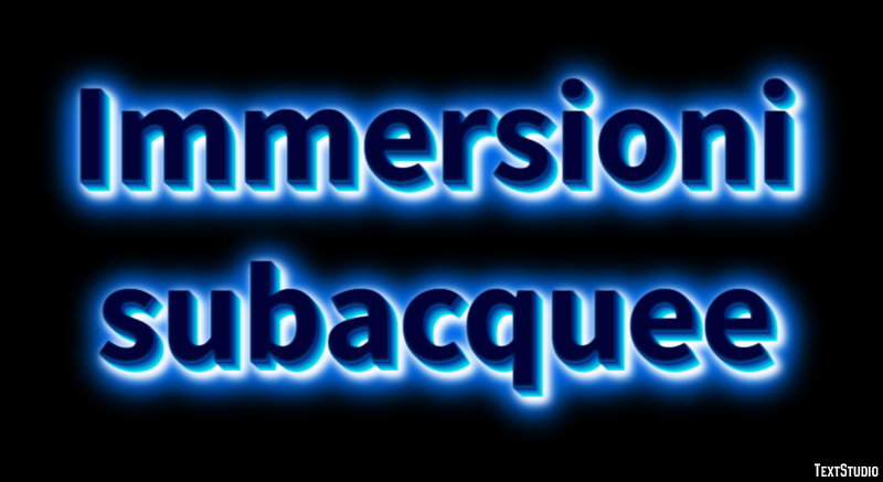 Immersioni subacquee Texteffekt