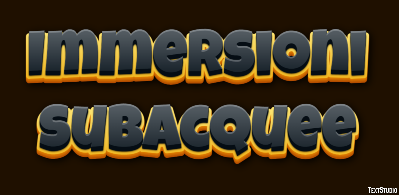 Immersioni subacquee Texteffekt
