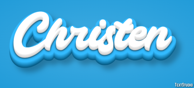 Christen Text Effect