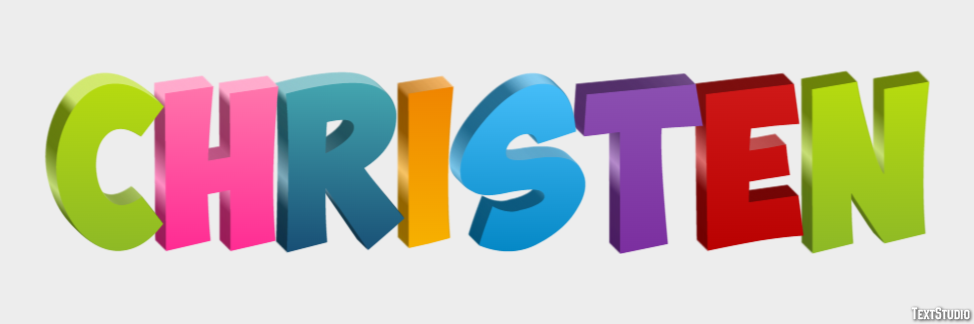 Christen Text Effect