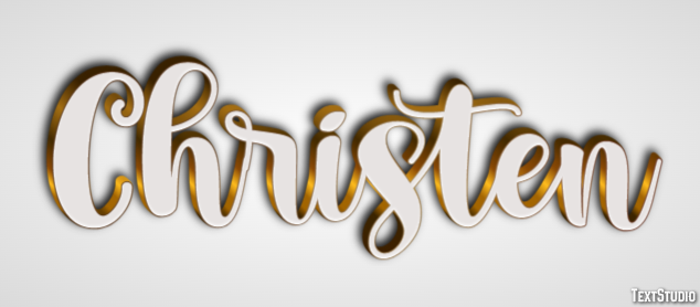 Christen Text Effect