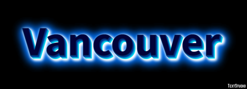 Vancouver テキスト効果