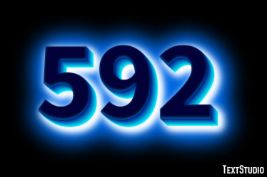 592 Text Effect