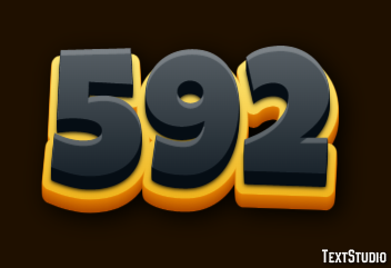 592 Text Effect