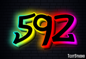 592 Text Effect