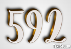 592 Text Effect