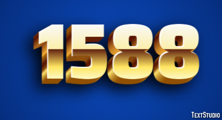 1588 Эффект текста
