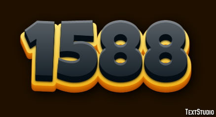 1588 Эффект текста