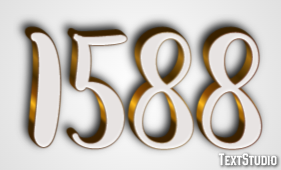 1588 Эффект текста
