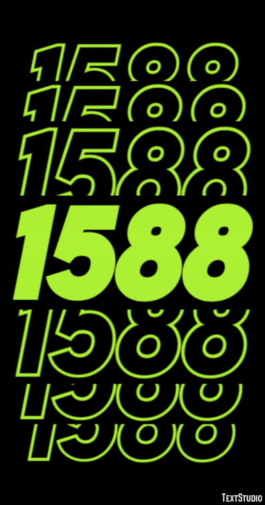 1588 Tekst Effect
