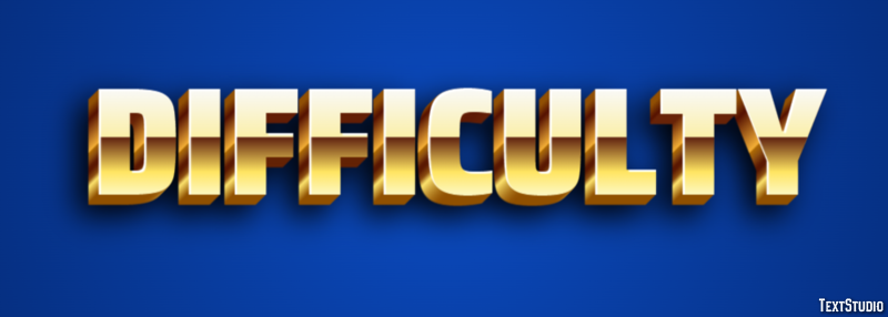 Difficulty Effetto testo