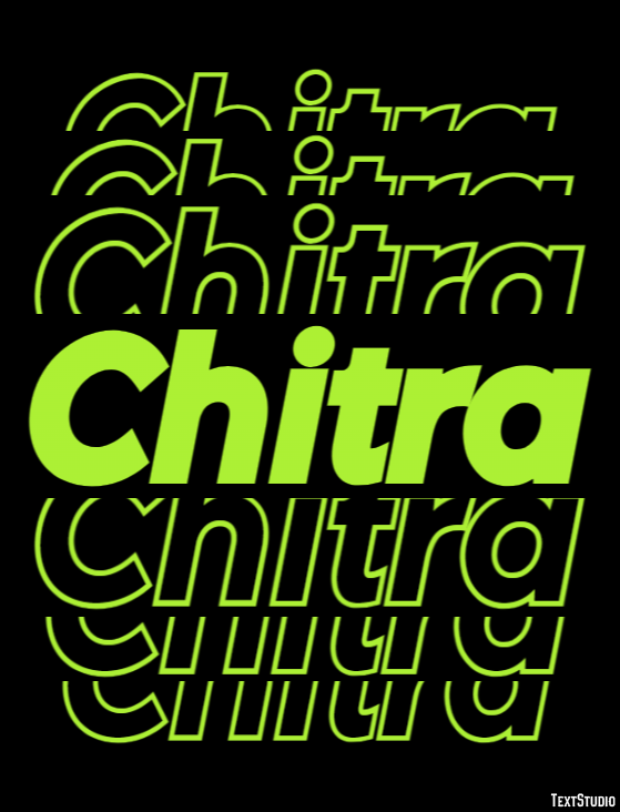 Chitra Effetto testo