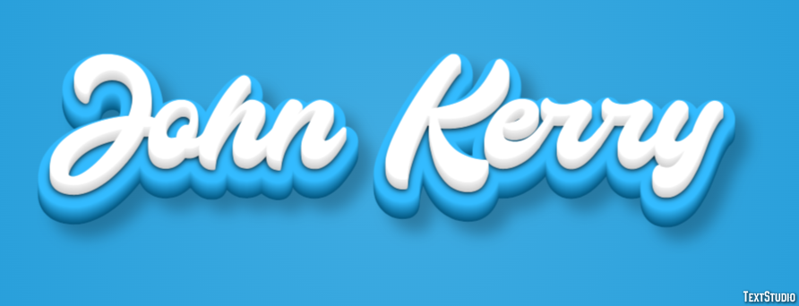 John Kerry Text Effect
