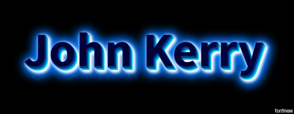 John Kerry Text effect