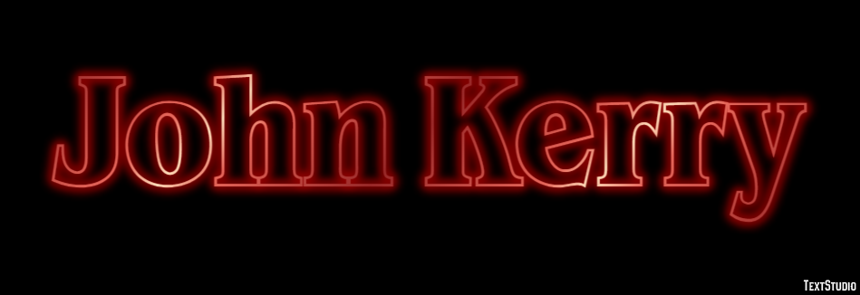 John Kerry Text Effect