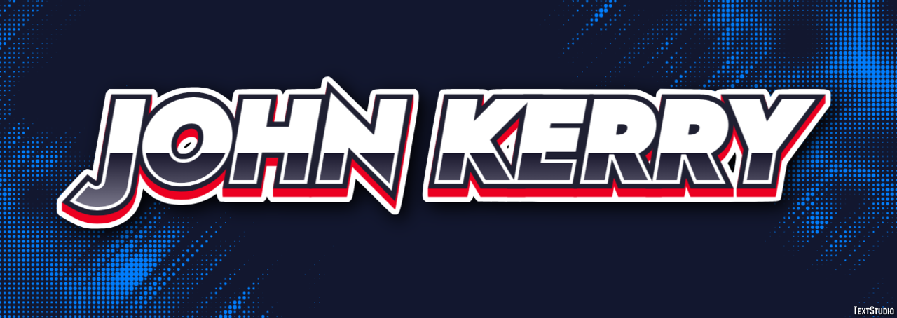 John Kerry Text effect