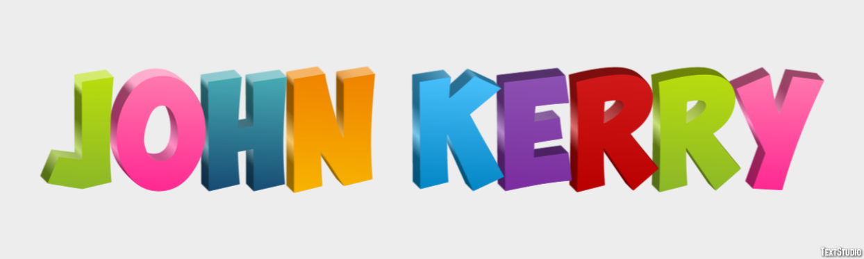 John Kerry Text Effect