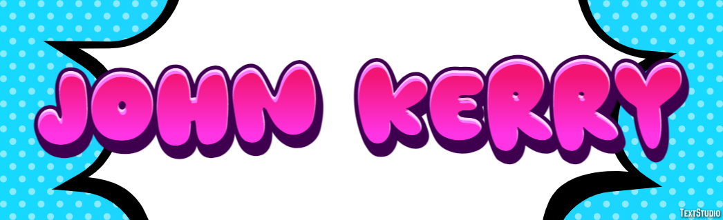 John Kerry Text effect