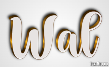 Wal Efecto de Texto