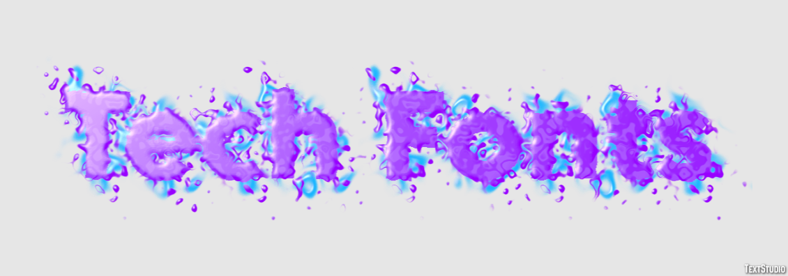 Tech Fonts Text Effect