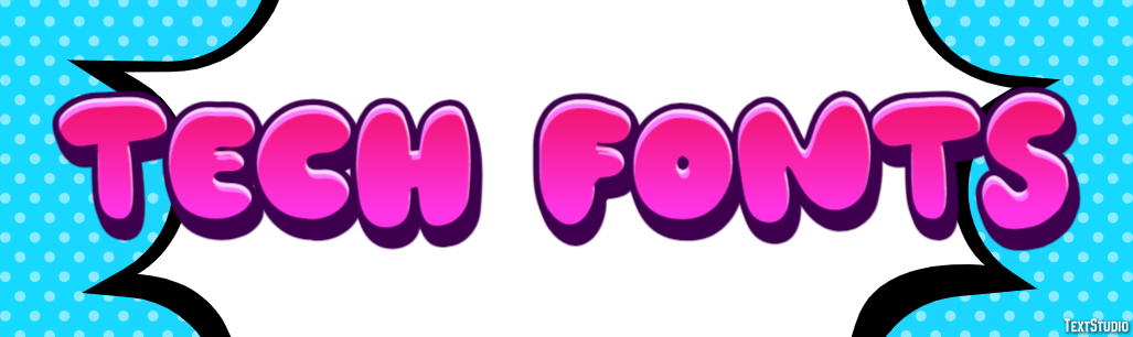 Tech Fonts Text Effect