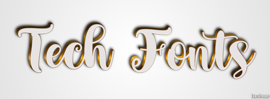 Tech Fonts Text Effect