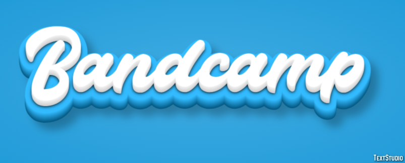 Bandcamp Efekt tekstowy