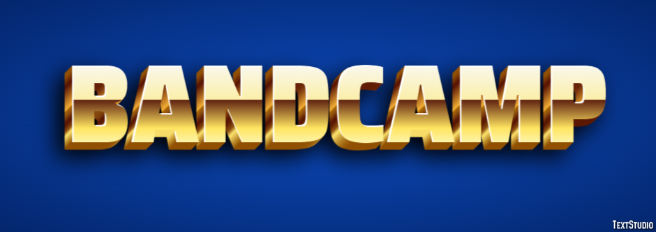 Bandcamp Effetto testo