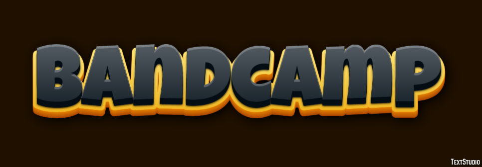Bandcamp Effetto testo
