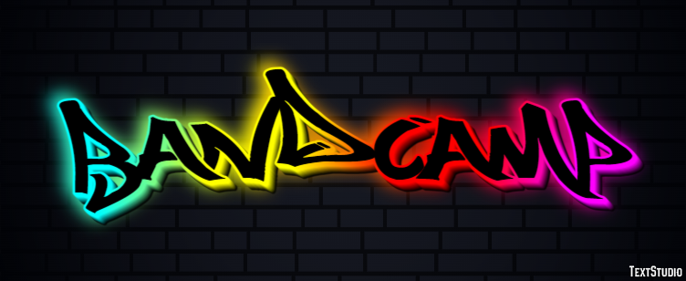 Bandcamp Efekt tekstowy
