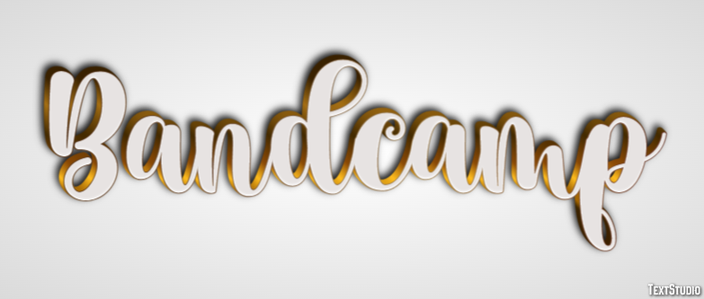 Bandcamp Efekt tekstowy