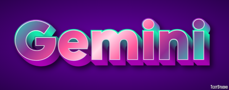 Gemini Tekst effect