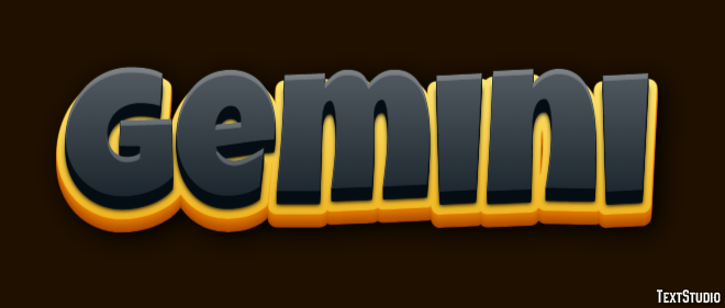 Gemini Tekst effect