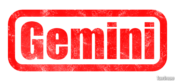 Gemini Tekst effect