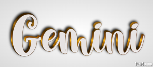 Gemini Tekst effect